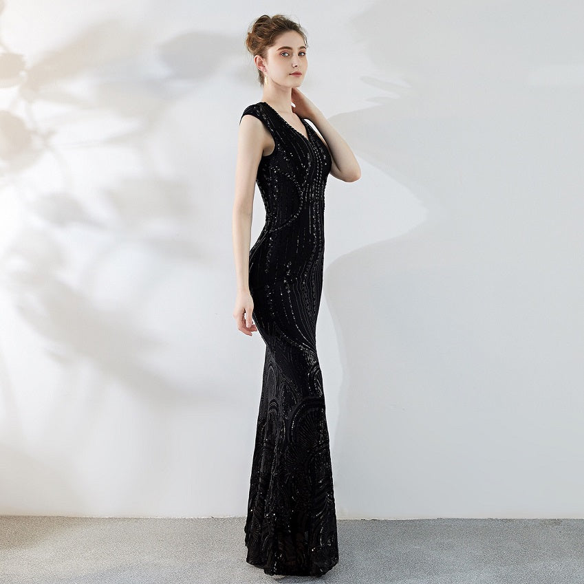 suzette マーメイドドレス ブラック レッド ネイビー S M L XL XXL - アルカドレス