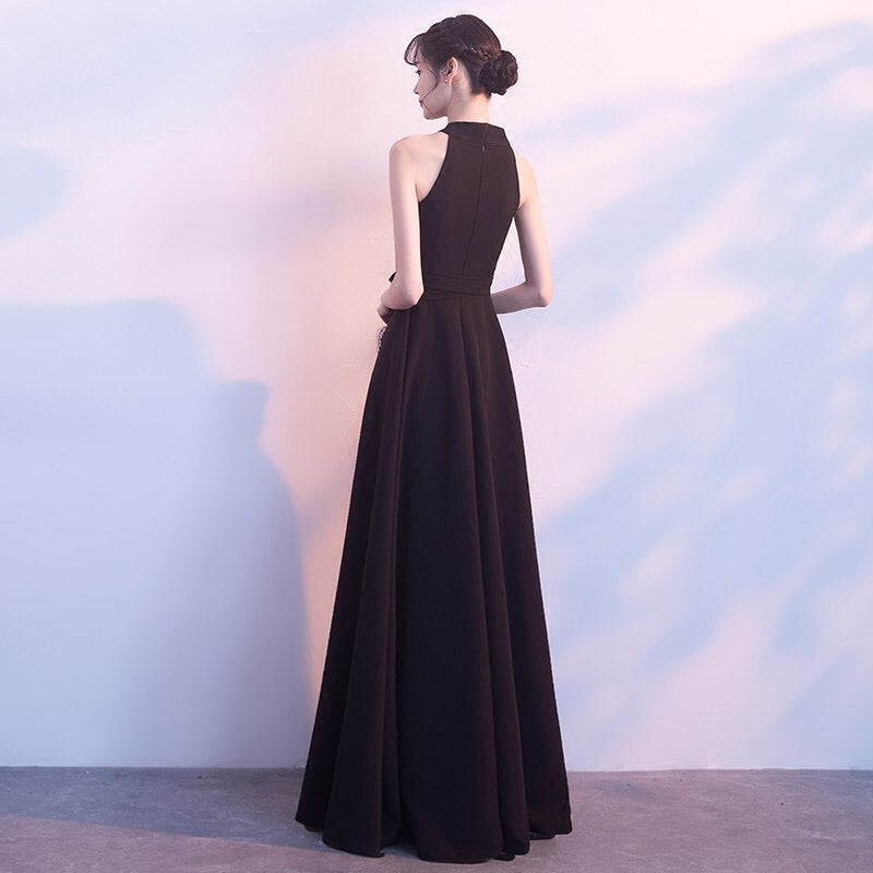erika Aラインドレス ブラック レッド グレー S M L XL XXL 結婚式 大きいサイズ 演奏会 パーティードレス ロングドレス お呼ばれ ドレス ワンピース 二次会 発表会 母親 フォーマルドレス 袖あり フォーマル パーティー 披露宴 同窓会 アフタヌーン ドレス ママ ドレス ミセス 七分袖 洋装 長袖 マザーズ ドレス 演奏会用 ドレス レディース Aライン