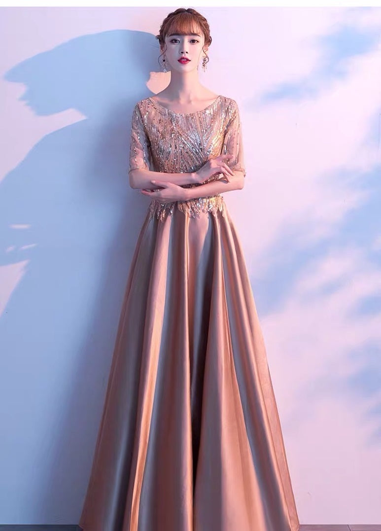 tilda Aラインドドレス ブラウン XS S M L XL XXL XXXL 即日発送 即納 結婚式 パーティードレス 体型カバー 小柄 ゆったり マタニティ ブラジャー 20代 30代 40代 50代 ブランド ワンピース シャンパン 夏 持ち運び