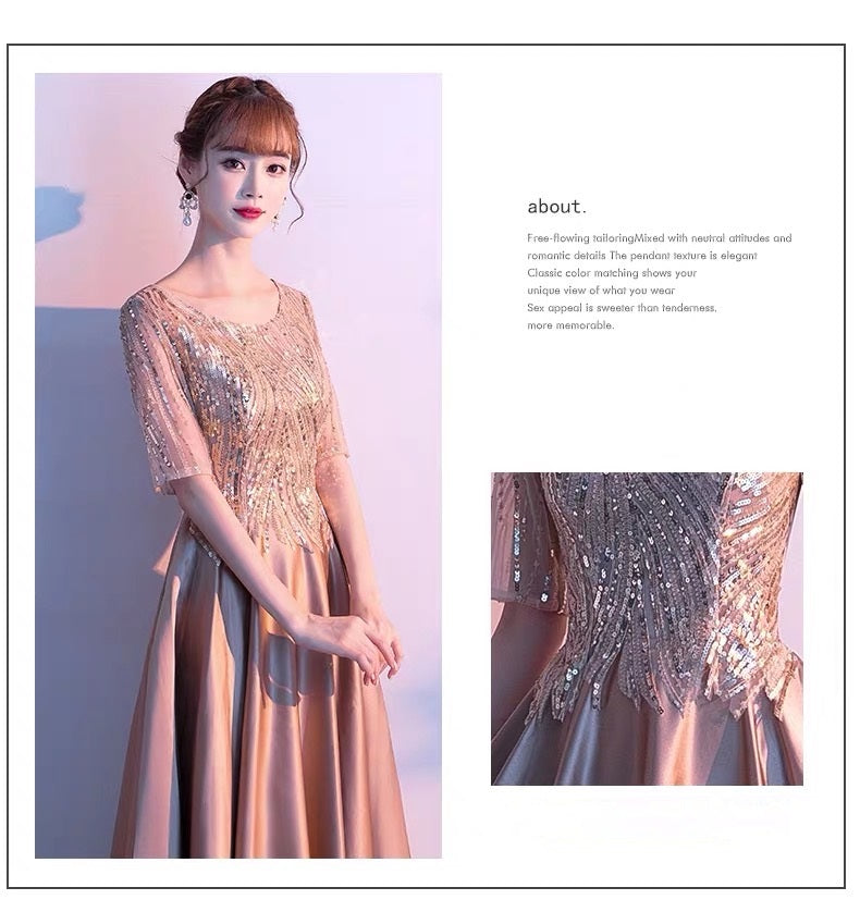 tilda Aラインドドレス ブラウン XS S M L XL XXL XXXL 即日発送 即納 結婚式 パーティードレス 体型カバー 小柄 ゆったり マタニティ ブラジャー 20代 30代 40代 50代 ブランド ワンピース シャンパン 夏 持ち運び