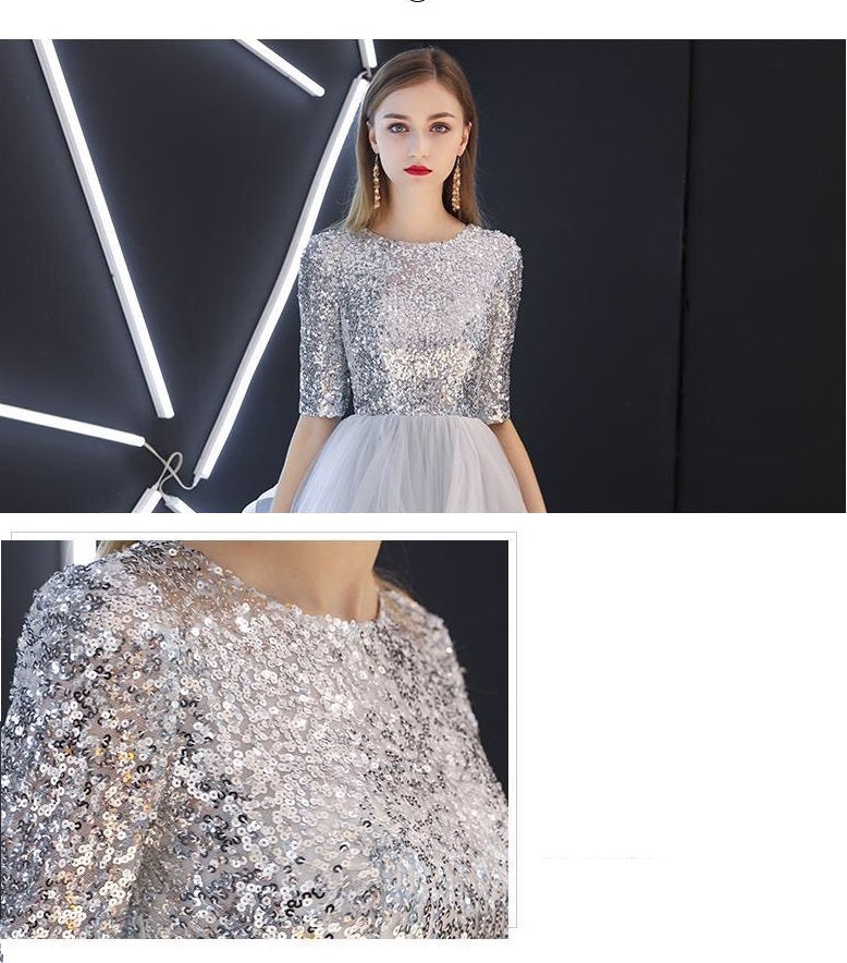 aune Aラインドレス グレー XS S M L XL XXL XXXL 即日発送 即納 即日発送 即納 結婚式 パーティードレス 体型カバー 小柄 ゆったり マタニティ ブラジャー 20代 30代 40代 50代 ブランド ワンピース シャンパン 夏 持ち運び