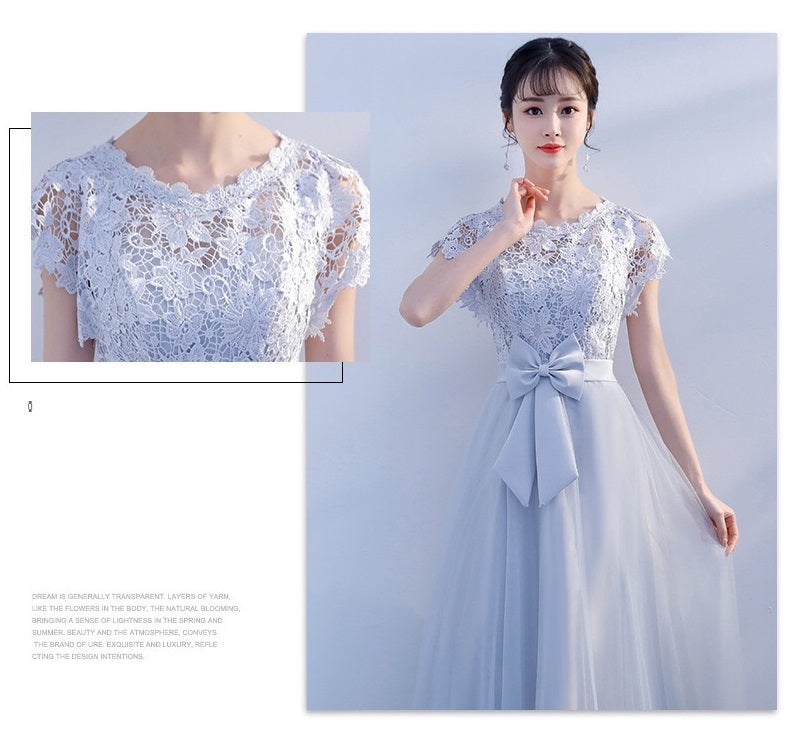 noemin Aラインドレス グレー XS S M L XL XXL XXXL - アルカドレス