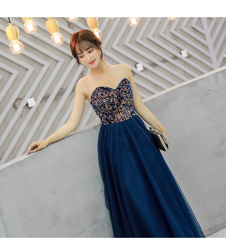 即納ドレス あす楽 elnan Aラインドレス ネイビー XS S M L XL XXL 即日発送 明日 届く 結婚式 大きいサイズ 演奏会 パーティードレス ロングドレス お呼ばれ ドレス ワンピース 二次会 発表会 母親 フォーマルドレス 袖あり フォーマル パーティー 披露宴 同窓会 アフタヌーン ドレス ママ ドレス ミセス 七分袖 洋装 長袖 マザーズ ドレス 演奏会用 ドレス レディース Aライン