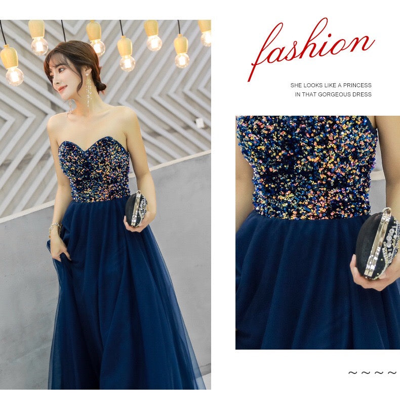 即納ドレス あす楽 elnan Aラインドレス ネイビー XS S M L XL XXL 即日発送 明日 届く 結婚式 大きいサイズ 演奏会 パーティードレス ロングドレス お呼ばれ ドレス ワンピース 二次会 発表会 母親 フォーマルドレス 袖あり フォーマル パーティー 披露宴 同窓会 アフタヌーン ドレス ママ ドレス ミセス 七分袖 洋装 長袖 マザーズ ドレス 演奏会用 ドレス レディース Aライン