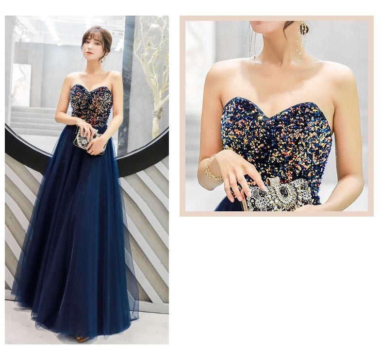 即納ドレス あす楽 elnan Aラインドレス ネイビー XS S M L XL XXL 即日発送 明日 届く 結婚式 大きいサイズ 演奏会 パーティードレス ロングドレス お呼ばれ ドレス ワンピース 二次会 発表会 母親 フォーマルドレス 袖あり フォーマル パーティー 披露宴 同窓会 アフタヌーン ドレス ママ ドレス ミセス 七分袖 洋装 長袖 マザーズ ドレス 演奏会用 ドレス レディース Aライン