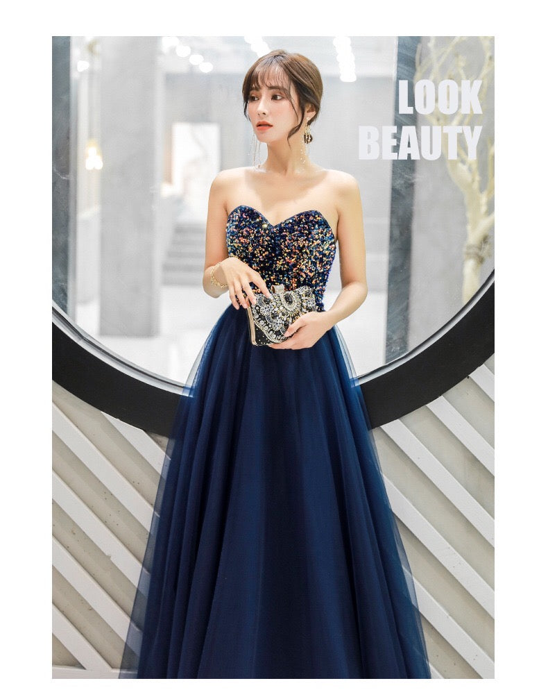 即納ドレス あす楽 elnan Aラインドレス ネイビー XS S M L XL XXL 即日発送 明日 届く 結婚式 大きいサイズ 演奏会 パーティードレス ロングドレス お呼ばれ ドレス ワンピース 二次会 発表会 母親 フォーマルドレス 袖あり フォーマル パーティー 披露宴 同窓会 アフタヌーン ドレス ママ ドレス ミセス 七分袖 洋装 長袖 マザーズ ドレス 演奏会用 ドレス レディース Aライン