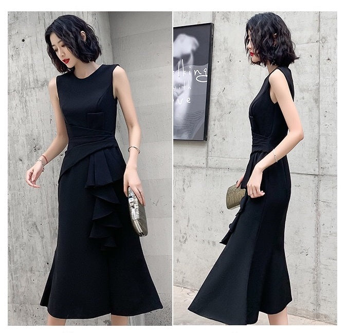 renatar スリットドレス ブラック XS S M L XL 2XL 3XL 即日発送 即納 結婚式 パーティードレス 体型カバー 小柄 ゆったり マタニティ ブラジャー 20代 30代 40代 50代 ブランド ワンピース シャンパン 夏 持ち運び