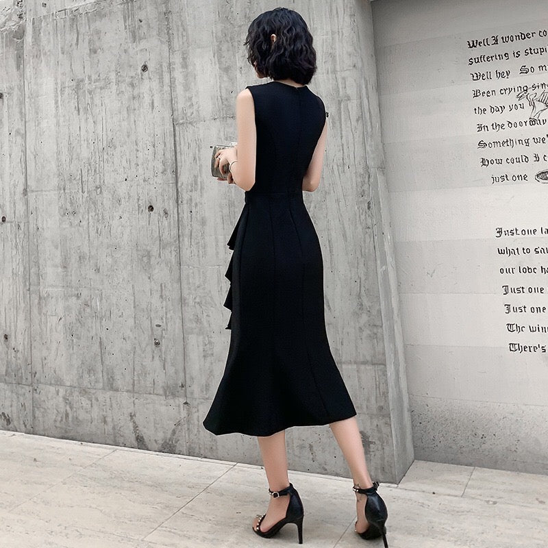 renatar スリットドレス ブラック XS S M L XL 2XL 3XL 即日発送 即納 結婚式 パーティードレス 体型カバー 小柄 ゆったり マタニティ ブラジャー 20代 30代 40代 50代 ブランド ワンピース シャンパン 夏 持ち運び