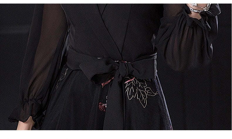 sibyly Aラインドレス ブラック S M L XL XXL - アルカドレス