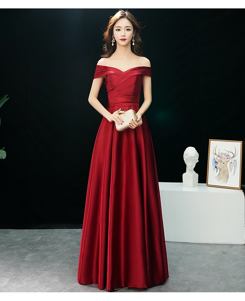 ester Aラインドレス レッド S M L XL XXL 即日発送 即納 結婚式 パーティードレス 体型カバー 小柄 ゆったり マタニティ ブラジャー 20代 30代 40代 50代 ブランド ワンピース シャンパン 夏 持ち運び