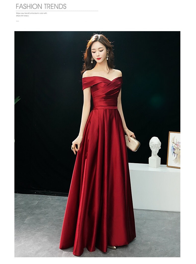 ester Aラインドレス レッド S M L XL XXL 即日発送 即納 結婚式 パーティードレス 体型カバー 小柄 ゆったり マタニティ ブラジャー 20代 30代 40代 50代 ブランド ワンピース シャンパン 夏 持ち運び