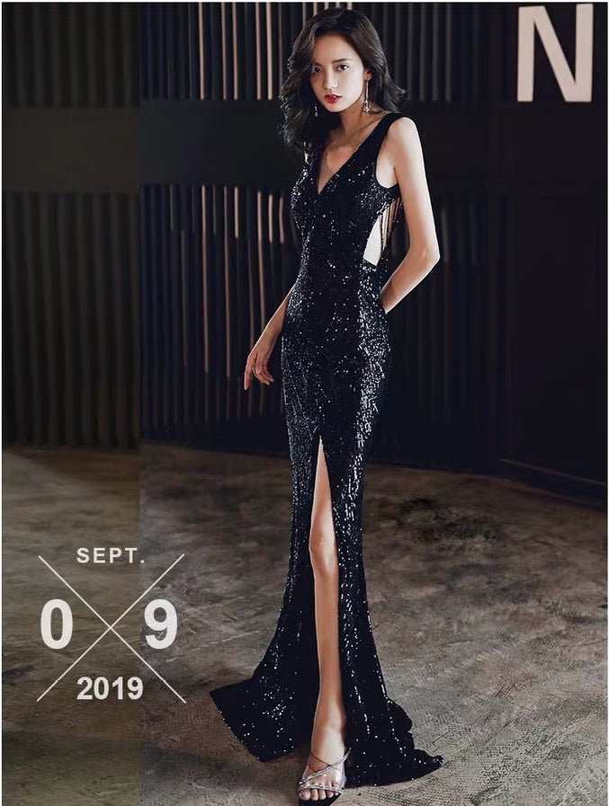 shayla スリットドレス ブラック XS S M L XL XXL 即日発送 即納 結婚式 パーティードレス 体型カバー 小柄 ゆったり マタニティ ブラジャー 20代 30代 40代 50代 ブランド ワンピース シャンパン 夏 持ち運び