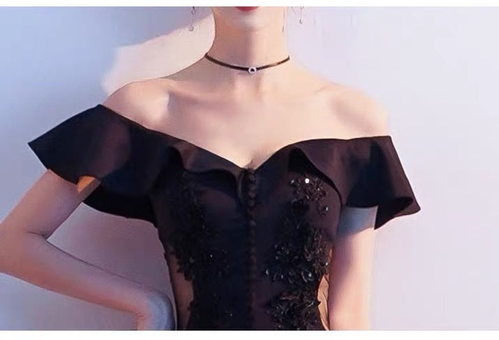 chanel マーメイドドレス ブラック XS S M L XL XXL 即日発送 即納 結婚式 パーティードレス 体型カバー 小柄 ゆったり マタニティ ブラジャー 20代 30代 40代 50代 ブランド ワンピース シャンパン 夏 持ち運び