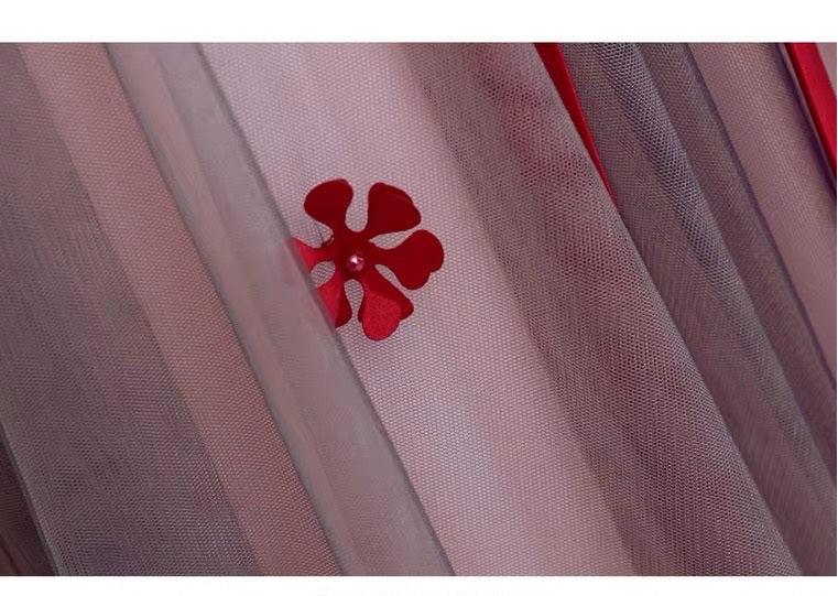 teresar Aラインドレス レッド XS S M L XL XXL XXXL - アルカドレス