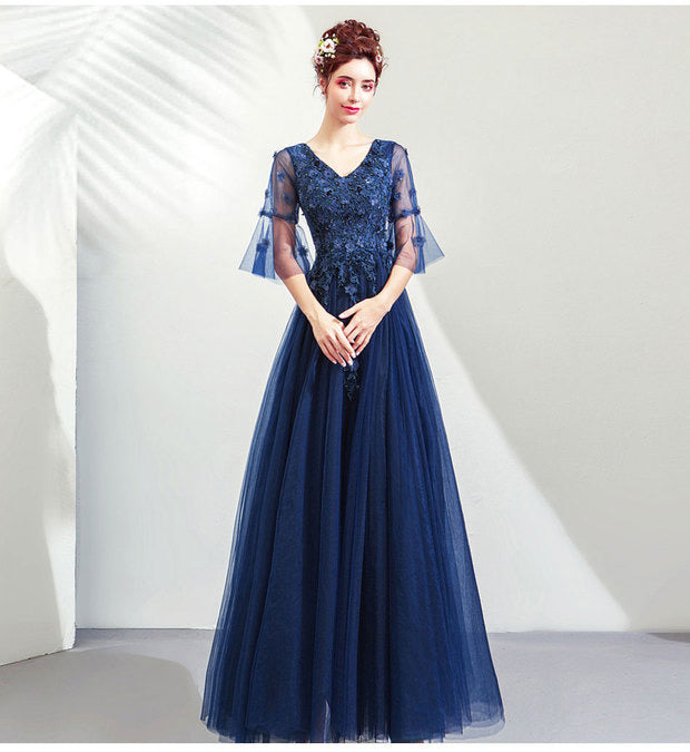 asia Aラインドレス ネイビー XS S M L XL XXL XXXL 即日発送 即納 結婚式 パーティードレス 体型カバー 小柄 ゆったり マタニティ ブラジャー 20代 30代 40代 50代 ブランド ワンピース シャンパン 夏 持ち運び