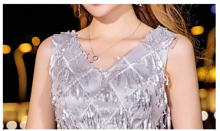 abramo ショートドレス グレー ベージュ S M L XL XXL 即日発送 即納 結婚式 パーティードレス 体型カバー 小柄 ゆったり マタニティ ブラジャー 20代 30代 40代 50代 ブランド ワンピース シャンパン 夏 持ち運び