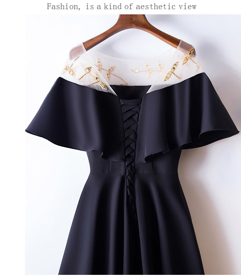 esmo Aラインドレス ブラック S M L XL XXL XXXL - アルカドレス