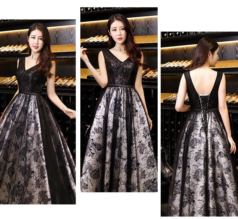 eduardo Aラインドレス ブラック S M L XL XXL XXXL - アルカドレス