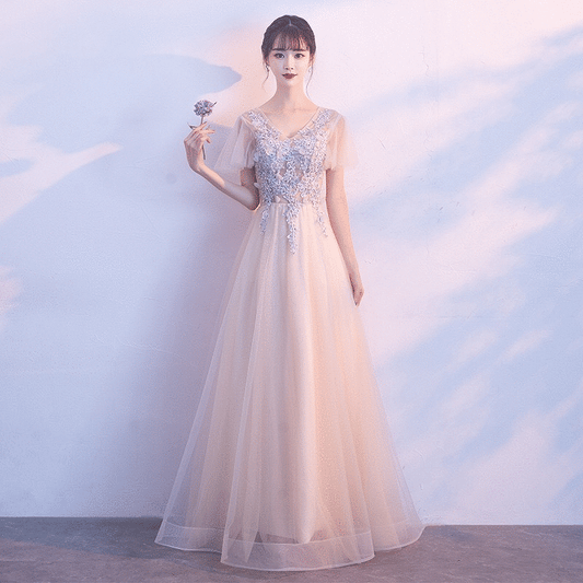 sabouret Aラインドレス ゴールド XS S M L XL - アルカドレス