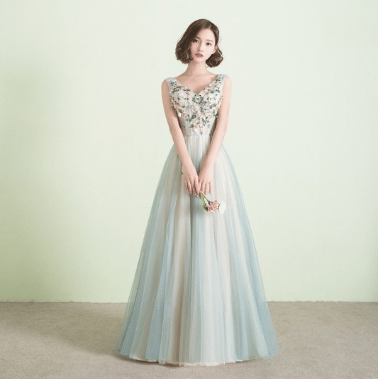 sebastiana Aラインドレス グリーン S M L XL XXL XXXL - アルカドレス