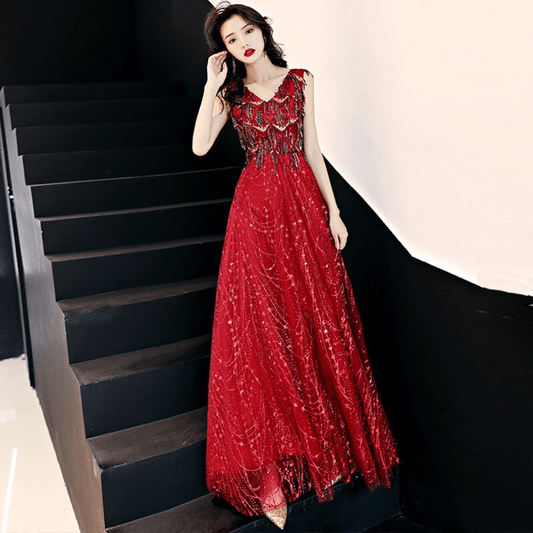 即納ドレス あす楽 faina Aラインドレス ゴールド レッド S M L XL XXL 即日発送 明日 届く 結婚式 大きいサイズ 演奏会 パーティードレス ロングドレス お呼ばれ ドレス ワンピース 二次会 発表会 母親 フォーマルドレス 袖あり フォーマル パーティー 披露宴 同窓会 アフタヌーン ドレス ママ ドレス ミセス 七分袖 洋装 長袖 マザーズ ドレス 演奏会用 ドレス レディース Aライン