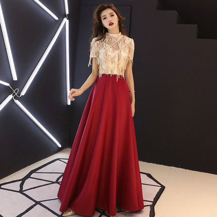 即納ドレス あす楽 ester Aラインドレス ブラック レッド S M L XL XXL 即日発送 明日 届く 結婚式 大きいサイズ 演奏会 パーティードレス ロングドレス お呼ばれ ドレス ワンピース 二次会 発表会 母親 フォーマルドレス 袖あり フォーマル パーティー 披露宴 同窓会 アフタヌーン ドレス ママ ドレス ミセス 七分袖 洋装 長袖 マザーズ ドレス 演奏会用 ドレス レディース Aライン