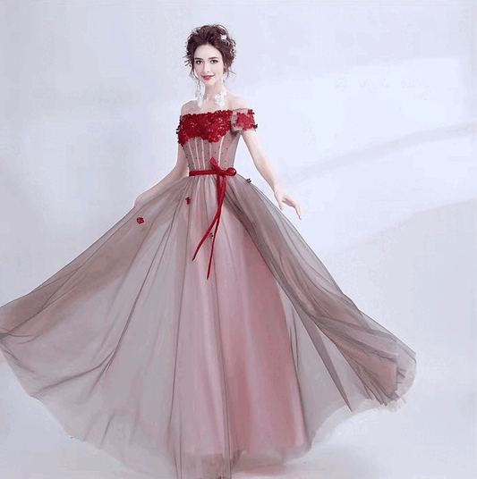 teresar Aラインドレス レッド XS S M L XL XXL XXXL - アルカドレス