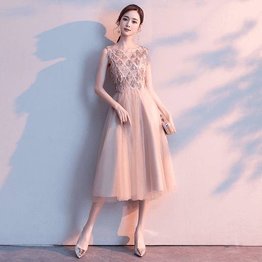 soila Aラインドレス ゴールド XS S M L XL XXL - アルカドレス