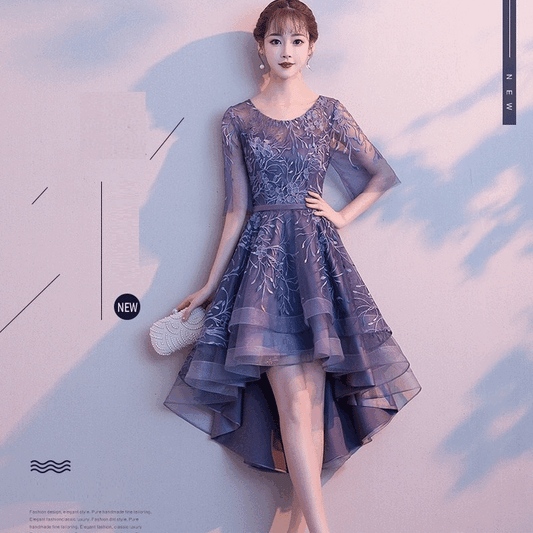 即納ドレス あす楽 arja フィッシュテール ブルー XS S M L XL XXL 即日発送 明日 届く 即日発送 即納 結婚式 パーティードレス 体型カバー 小柄  ゆったり マタニティ ブラジャー 20代 30代 40代 50代 ブランド ワンピース シャンパン 夏 持ち運び