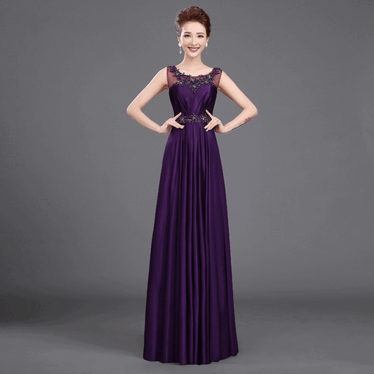 tecla Aラインドレス レッド パープル S M L XL XXL - アルカドレス