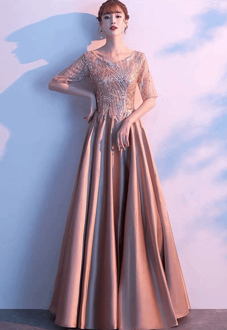 tilda Aラインドドレス ブラウン XS S M L XL XXL XXXL 即日発送 即納 結婚式 パーティードレス 体型カバー 小柄 ゆったり マタニティ ブラジャー 20代 30代 40代 50代 ブランド ワンピース シャンパン 夏 持ち運び