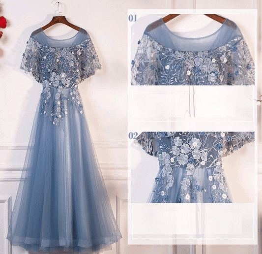 ennie Aラインドレス ネイビー S M L XL XXL 3XL - アルカドレス