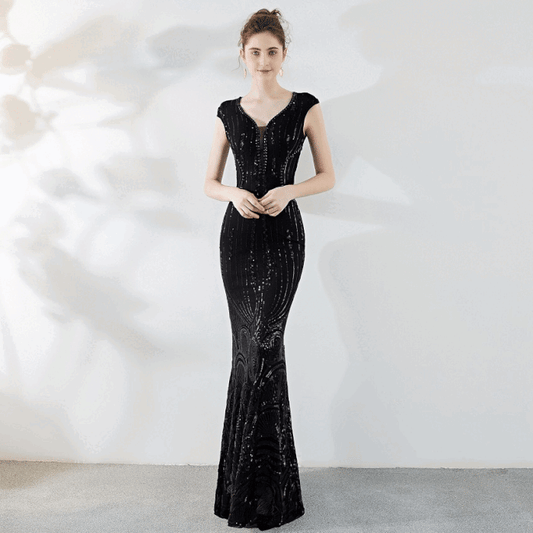 suzette マーメイドドレス ブラック レッド ネイビー S M L XL XXL - アルカドレス