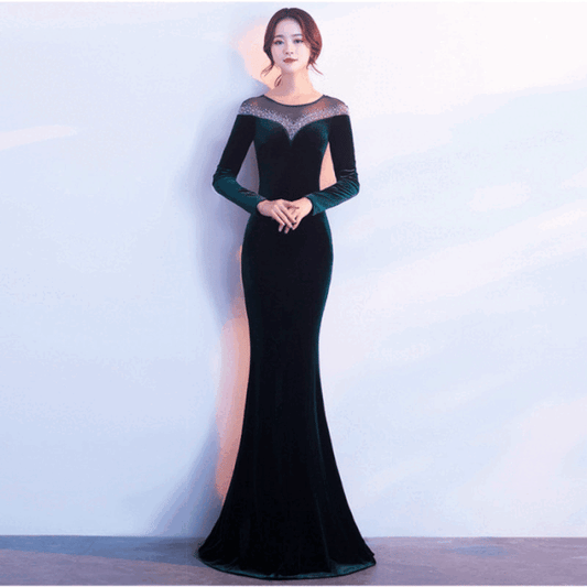 lyyli マーメイドドレス ブルー レッド(明るい) ブラック ワインレッド(濃い) グリーン S M L XL XXL 即日発送 即納 結婚式 パーティードレス 体型カバー 小柄  ゆったり マタニティ ブラジャー 20代 30代 40代 50代 ブランド ワンピース シャンパン 夏 持ち運び