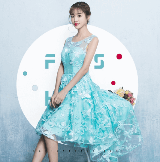 langlais フィッシュテール グリーン S M L XL XXL 即日発送 即納 結婚式 パーティードレス 体型カバー 小柄  ゆったり マタニティ ブラジャー 20代 30代 40代 50代 ブランド ワンピース シャンパン 夏 持ち運び