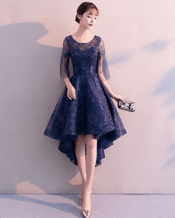 tuula フィッシュテール ネイビー XS S M L XL XXL 即日発送 即納 結婚式 パーティードレス 体型カバー 小柄 ゆったり マタニティ ブラジャー 20代 30代 40代 50代 ブランド ワンピース シャンパン 夏 持ち運び