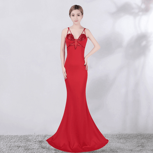 leclerc マーメイドドレス ネイビー(濃いブルー) ブルー(明るい青) ブラック レッド ワインレッド グリーン S M L XL XXL 即日発送 即納 結婚式 パーティードレス 体型カバー 小柄  ゆったり マタニティ ブラジャー 20代 30代 40代 50代 ブランド ワンピース シャンパン 夏 持ち運び