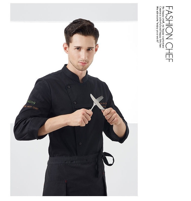 alcide コックコート ネイビー ホワイト レッド ブラック M L XL XXL XXXL XXXXL