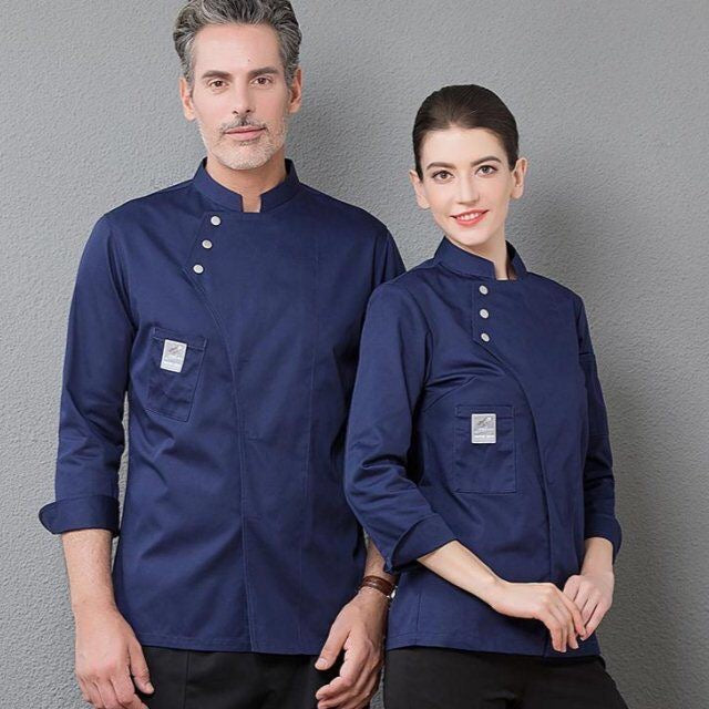 bonito コックコート ブラック ホワイト ネイビー レッド M L XL 2XL 3XL 4XL