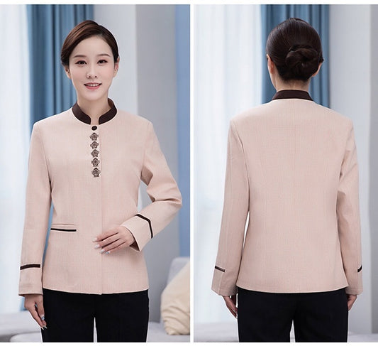 aniceto サービスコート ピンク 濃いグレー 薄いグレー L XL 2XL 3XL 4XL 5XL 6XL