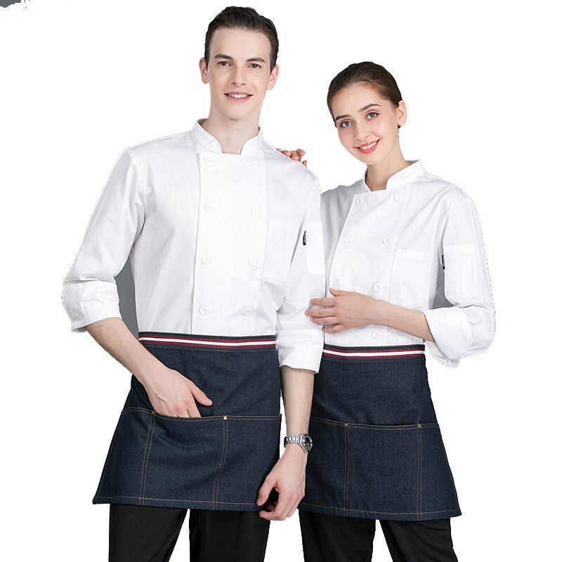 ralph コックコート ホワイト M L XL 2XL 3XL