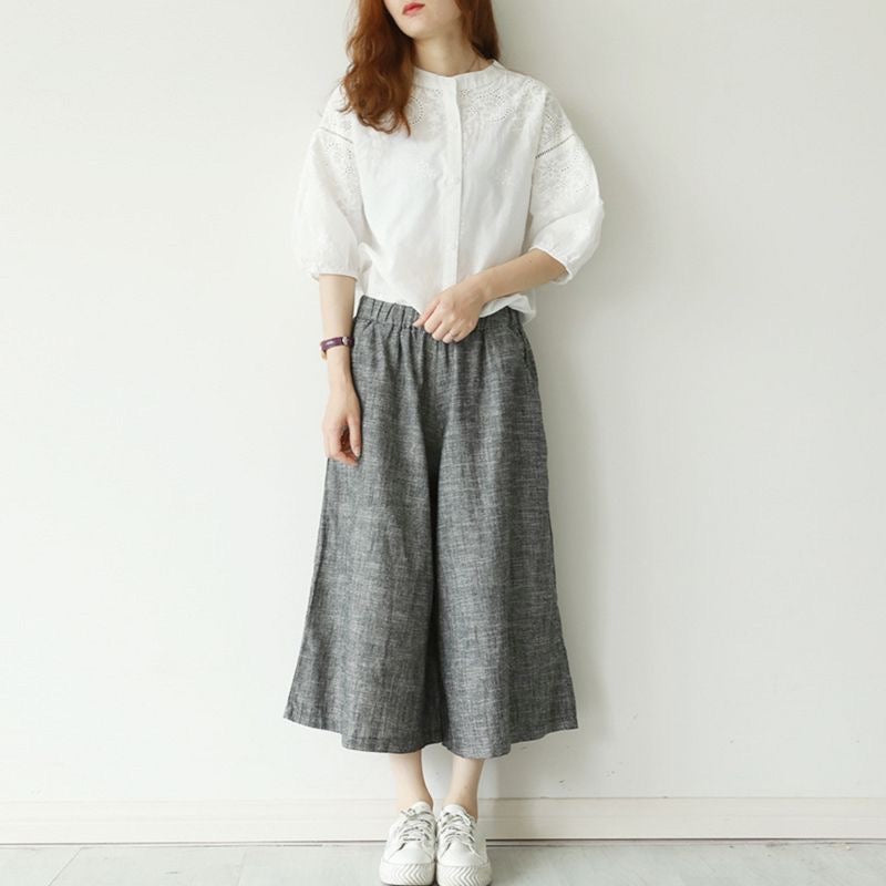 mahesu Aラインドレス カジュアル ホワイト/グレー M L XL 2XL 3XL 4XL