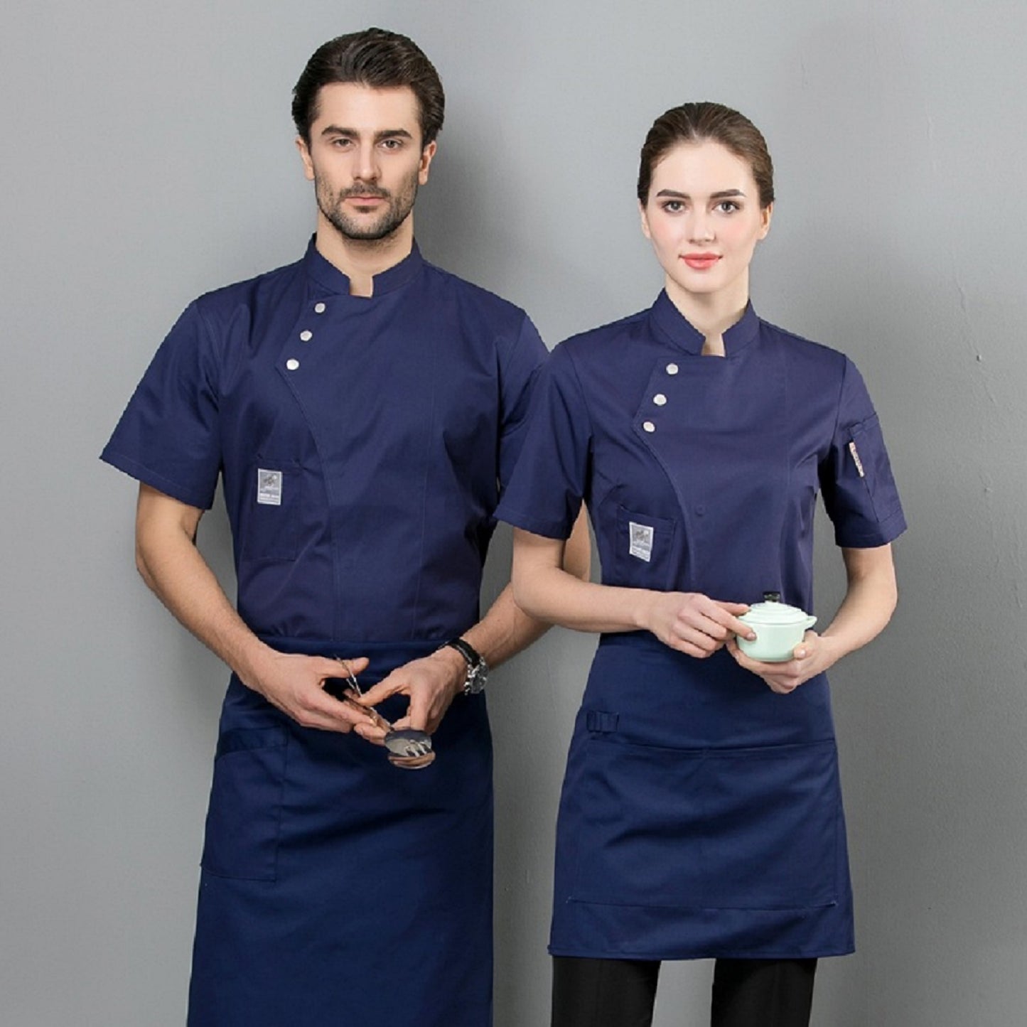 jaxon コックコート ブラック ホワイト ブルー レッド M L XL 2XL 3XL 4XL