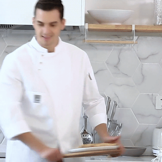 bonito コックコート ブラック ホワイト ネイビー レッド M L XL 2XL 3XL 4XL