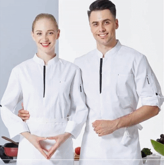 alberto コックコート ブラック ホワイト レッド M L XL XXL XXXL XXXXL