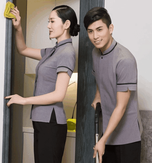 pehr 清掃ユニフォーム グレー S M L XL XXL XXXL