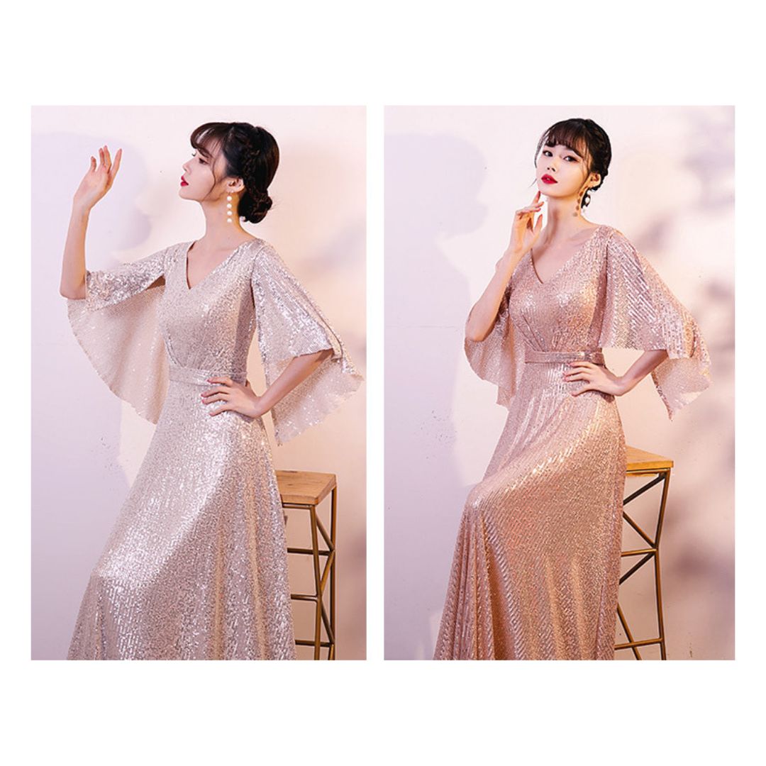 3-fhf7silver ロングドレス 演奏会 ドレス カラードレス イブニングドレス ウェディング カラー ドレス ドレス ロングドレス マーメイド カラー ロング あす楽 ウェディングドレス パーティードレス マザーズドレス ワンピース 演奏会ドレス 演奏会用ドレス 花嫁 前撮り 即日発送 二次会