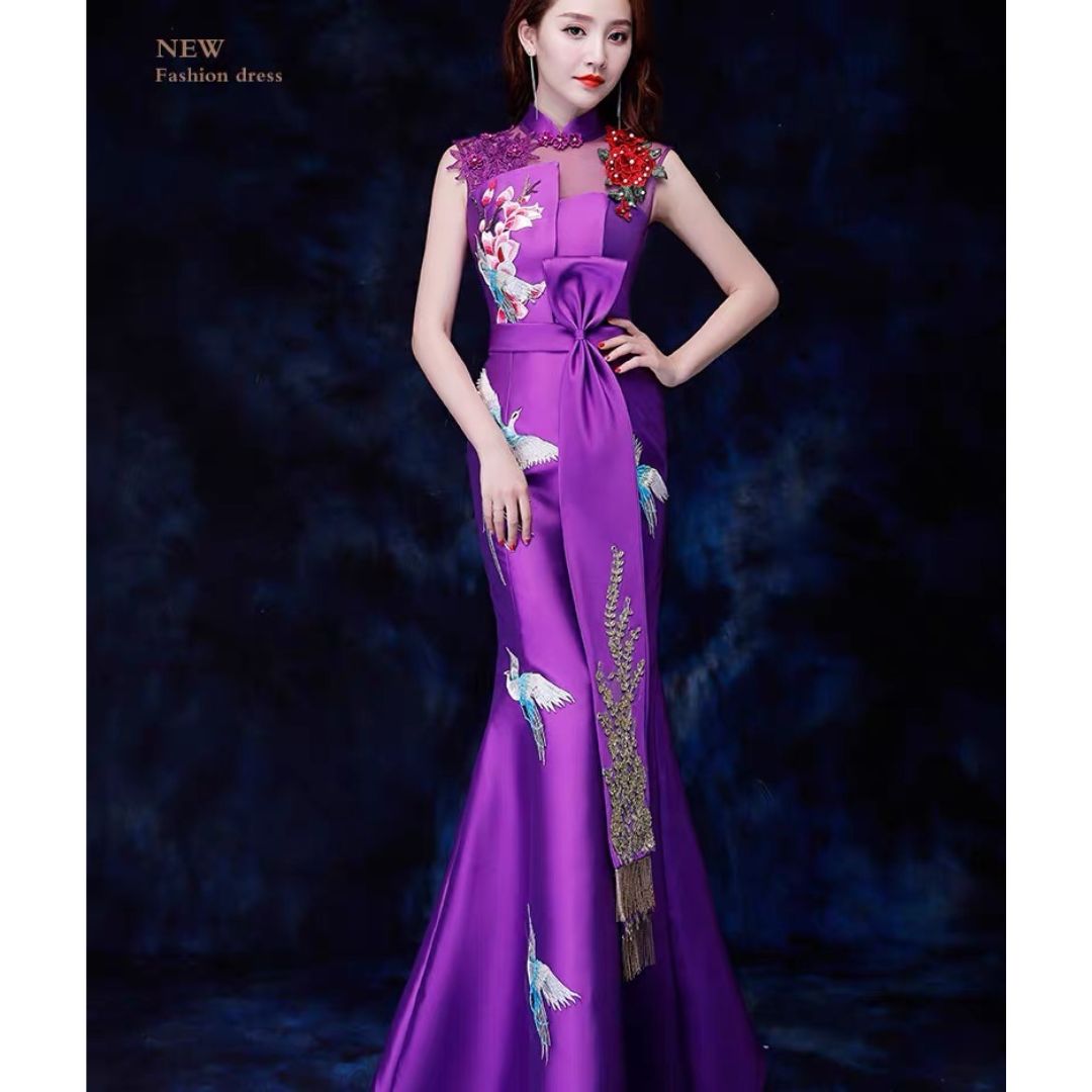 3-fjs6red (着丈 サイズオーダー可能)ロングドレス 白 ホワイト イブニングドレス カラードレス ブライズメイド   マーメイドドレス ステージドレス お急ぎ 演奏会 大きいサイズ 結婚式二次会  お呼ばれ 結婚式 発表会 ロング丈 即日発送 上品  ピアノ発表会