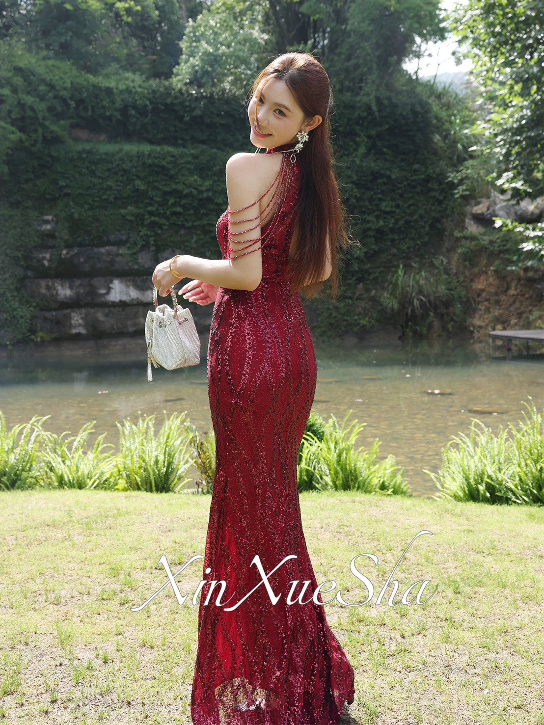 Visitacion 自社製 あす楽 ドレス セミオーダー可 ロングドレス イブニングドレス カラードレス ブライズメイド   マーメイドドレス ステージドレス お急ぎ 演奏会 大きいサイズ 結婚式二次会  お呼ばれ 結婚式 発表会 ロング丈 即日発送 上品  ピアノ発表会 成人式dress