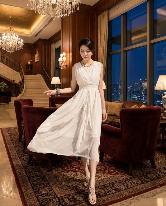 grace Aラインドレス ホワイト イエロー ブルー レッド S M L XL XXL 即日発送 即納 結婚式 パーティードレス 体型カバー 小柄  ゆったり マタニティ ブラジャー 20代 30代 40代 50代 ブランド ワンピース シャンパン 夏 持ち運び